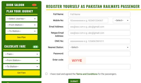 Procedure for Online Booking Train Ticket for Pak Railways • Galaxy World