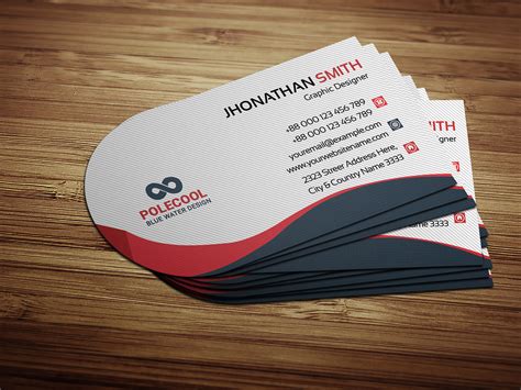 Die Cut Business Card Template on Behance