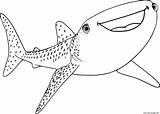Smiling Whale Shark Coloring Page Printable sketch template