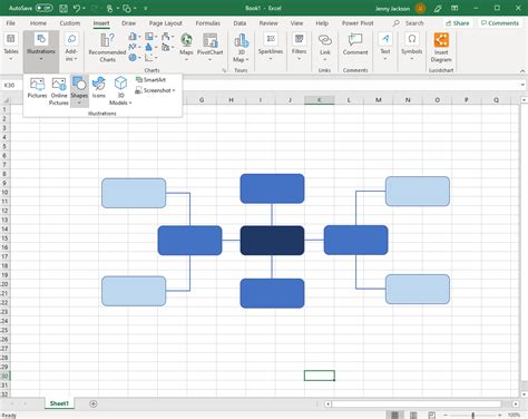 How to Make a Mind Map in Excel | Lucidchart Blog