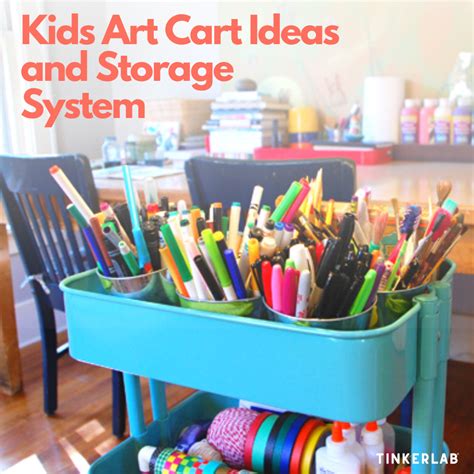 Youngsters Artwork Cart Concepts and Storage System - healthcareeffect