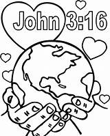 John 316 Coloring Sheet sketch template