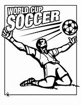 Soccer Coloring Page sketch template