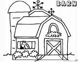 Barn Coloring Pages Horse In The barn  Free Printable sketch template