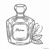 Perfume Bottle Coloring Page 50083 39614 sketch template
