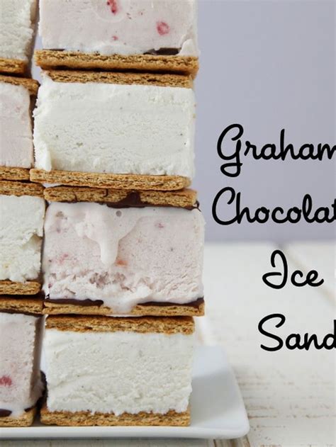 Graham Cracker Chocolate Dipped Ice Cream Sandwiches - Weelicious | Recipe | Chocolate graham ...