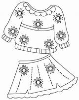 Clothing Coloring Pages sketch template