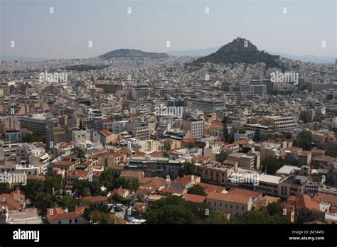 Aerial view of Athens, Greece Stock Photo - Alamy