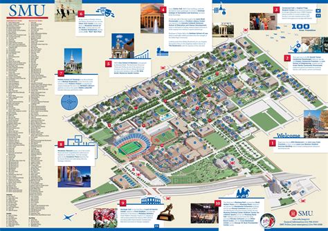 SMU Centennial Map | Smu, Centennial, Texas history