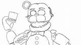 Best Ideas For Coloring Fnaf Withered Freddy Page  Home sketch template