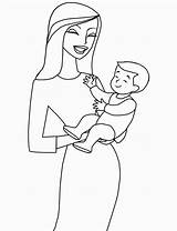 Dibujos De Mamá Para Colorear sketch template