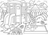 Amusement Park Map Coloring Page sketch template