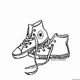Converse Coloring Page sketch template