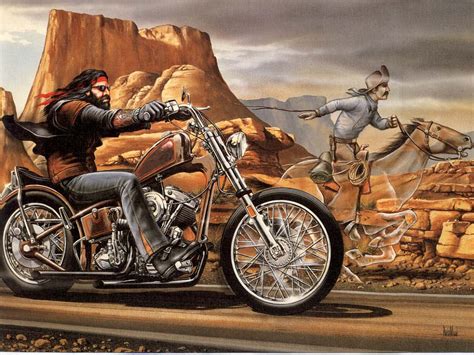 Motoblogn: David Mann - The Norman Rockwell of Biker Art - Gallery 2