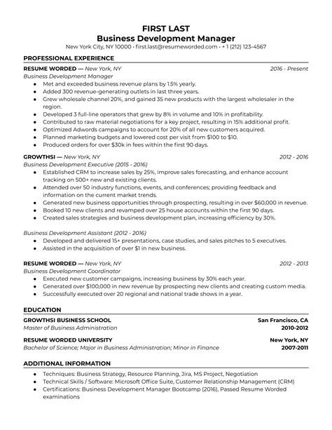 Hotel Sales Manager Resume Example for 2022 | Resume Worded