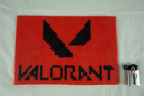 Valorant Logo Pixelated - Etsy