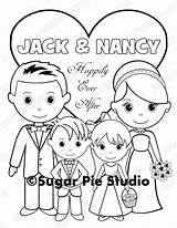 Printable Personalized Wedding Coloring Activity Book Flower  Etsy sketch template