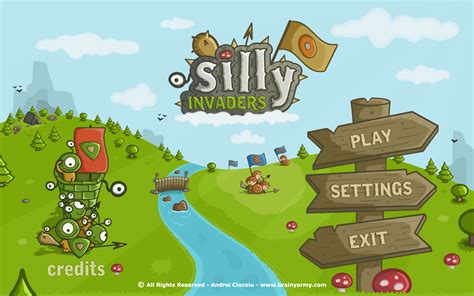 Silly Invaders Main Menu by Andrei Ciocoiu | Animasi