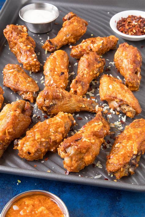 Buffalo-Garlic-Parmesan Wings Recipe - Chili Pepper Madness