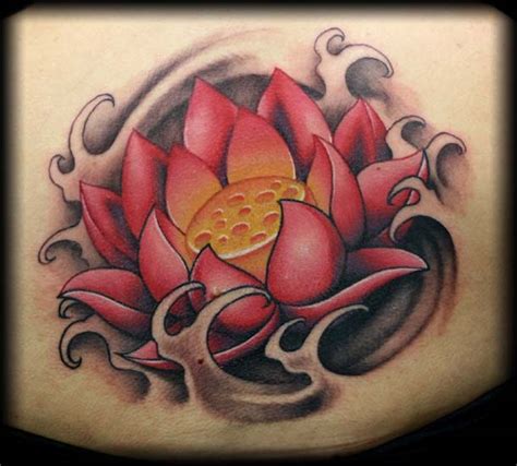 Traditional Japanese Lotus Flower Tattoo Designs - Wiki Tattoo