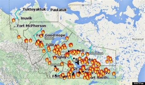 Apocalyptic Photos Of Fires Devastating The Northwest Territories