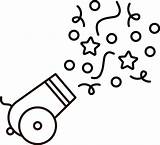 Confetti Cannon coloring Page  Free Printable Coloring Pages sketch template