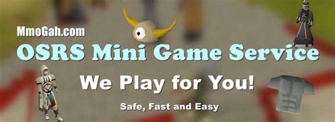 MmoGah – Best Place to Buy OSRS Mini Game Service | Mini games, Old school runescape, Games