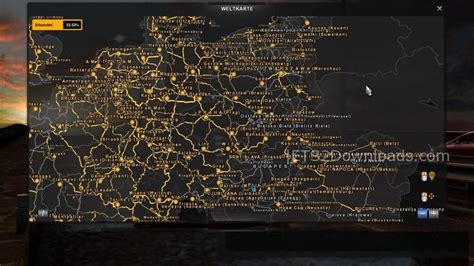 German Truck Simulator Map – Telegraph