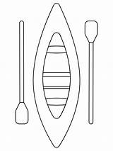 Canoe coloring page  ColouringPages sketch template
