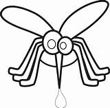 Mosquito Clipart Outline Transparent FREE For  sketch template
