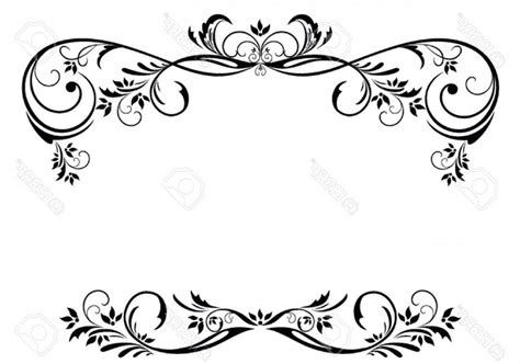 Floral Border Vector Free at Vectorified.com | Collection of Floral ...