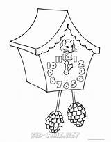 Hickory Dickory Dock Coloring Pages Az Sketch Page sketch template