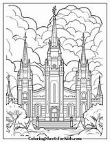 Temple Coloring Pages Free PDF Printables  Coloring Sheets For Kids sketch template