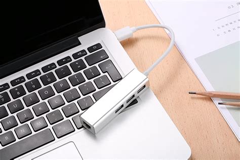 Buy Usb 3.0 To Ethernet Adapter 3-port Usb 3.0 Hub With Rj45 10 100 1000 Gigabit Ethernet ...