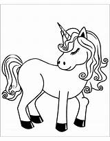 Unicorn Coloring Printable Pages sketch template