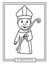 St Albert The Great  Catholic Saints Coloring Book Page TPT sketch template