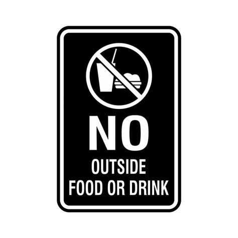 No Food Sign