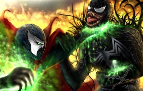 Spawn vs Venom | Spawn comics, Spawn, Cartoon artwork