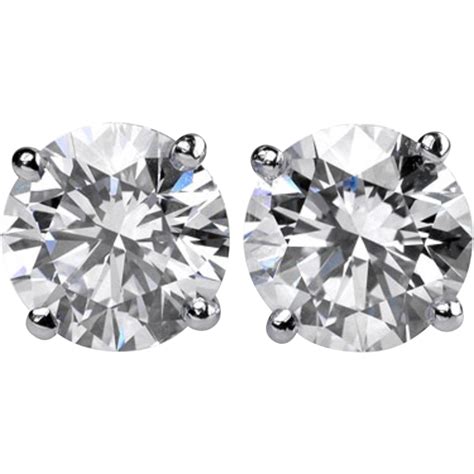 Diamond Studs Earrings 4.19 Cts.