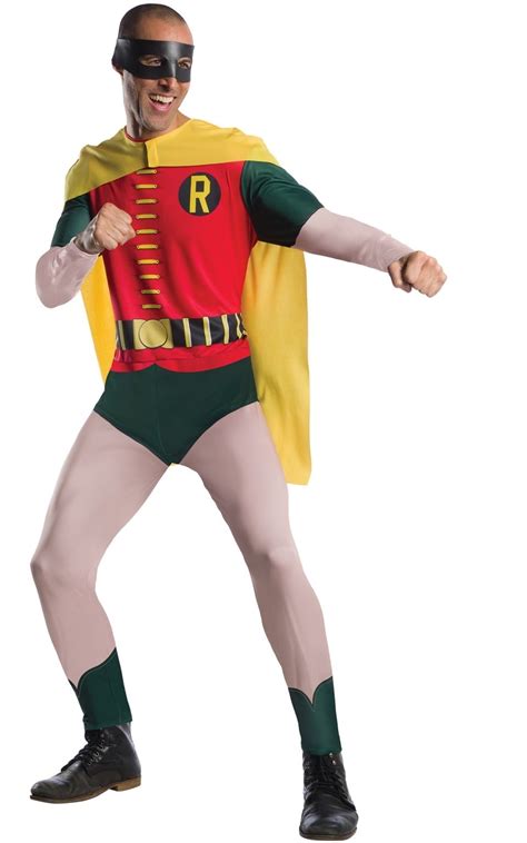 Robin Costume Classic Superhero Batman TV Show 1966 - Walmart.com