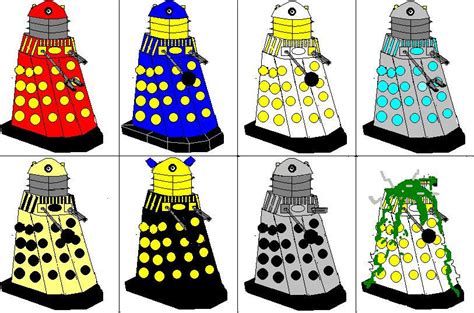 DALEK COLOUR CHART by THEEXTERMINATER on DeviantArt