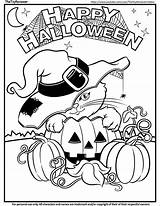 Coloring Pages Happy Halloween sketch template