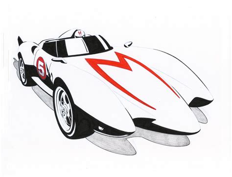 MACH 5 Graphic by Jerome-K-Moore on deviantART | Speed racer, Speed racer cartoon, Speed racer car