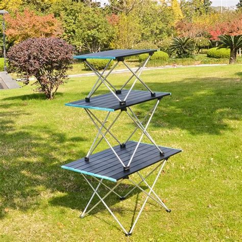 «Mobile Outdoor Coffee Table Foldable Rectangle Modern Coffee Table ...