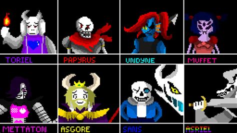 Pixilart - Undertale Bosses (FINISHED!!!!) by Eternal