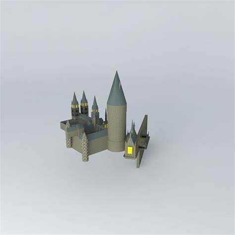 Hogwarts Castle free 3D Model MAX OBJ 3DS FBX STL DAE | CGTrader.com