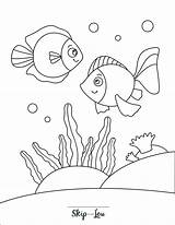 Free Printable Fish Coloring Pages  Skip To My Lou sketch template