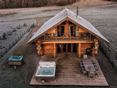 Private Log Cabins with Hot Tubs – Hidden River Cabins – Only 25% Deposit