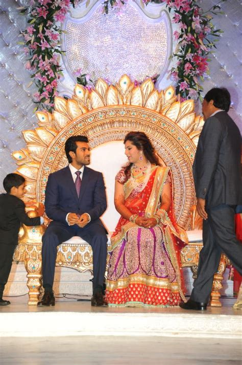 ACTRESS: Ram Charan Wedding Reception Photos