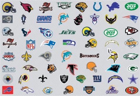 NFL Team Logos design vectors free download